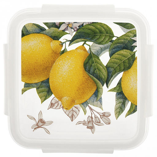 Контейнер для продуктов пластмассовый Fresh 0,9л, 12,5х12,5х10см, подходит для СВЧ (Россия) - Домашняя мода фото 3