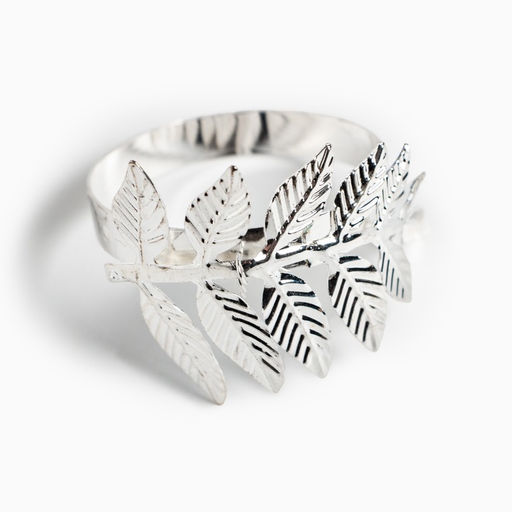 Набор салфеток с декоративными кольцами Этель Lavender, 40?40 см - 4 шт., 100% хлопок, саржа