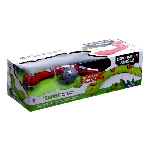 Змея радиоуправляемая «Джунгли», работает от аккумулятора, цвет красный