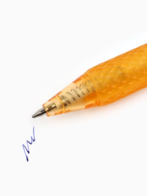 Цена за 10 шт. Ручка шариковая с резиновым держателем 0.5 мм Ручка отличника, синяя паста 0.5 мм - Artfox фото 3