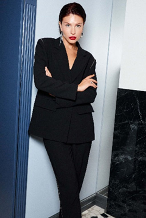 Комплект брючный (двойка) 1801 Новый год