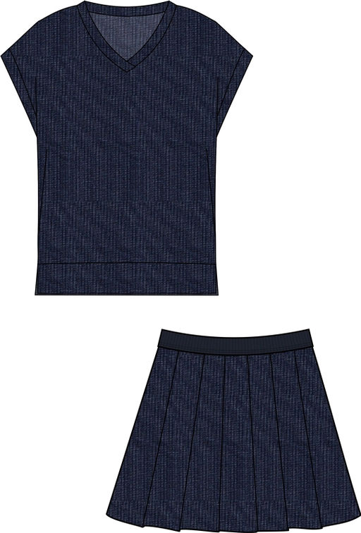 Жилет+юбка 2ДЖЮ5707176