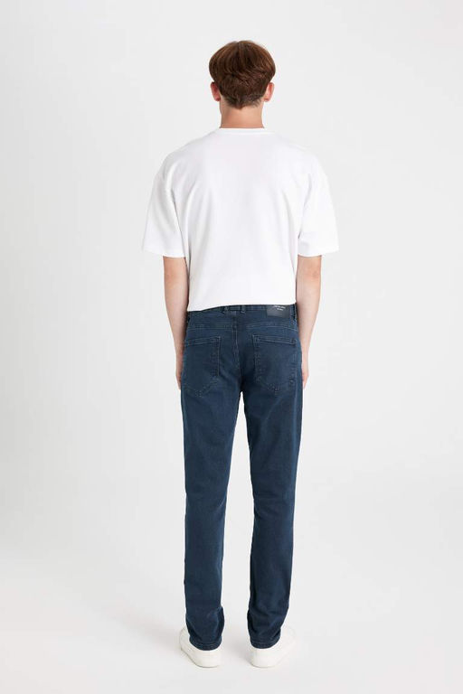 Pedro Slim Fit Джинсовые брюки узкого кроя с нормальной талией и узкими штанинами - Defacto фото 6