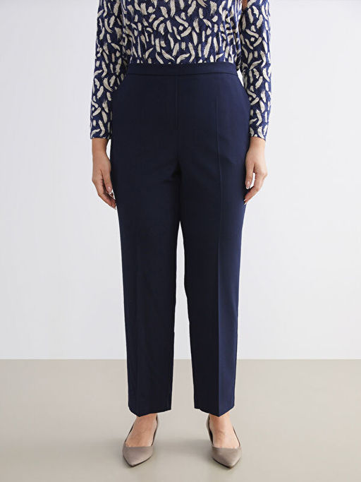 B?y?k Beden Y?ksek Bel Cigarette Kad?n Pantolon