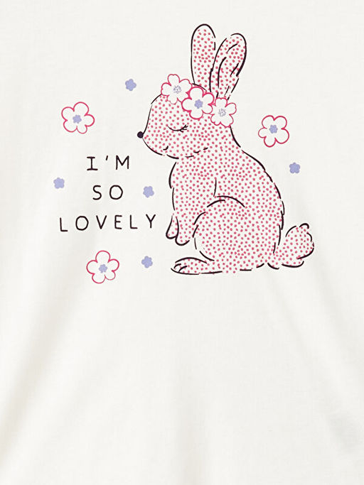 Bisiklet Yaka K?z ?ocuk Ti??rt - Waikiki фото 2