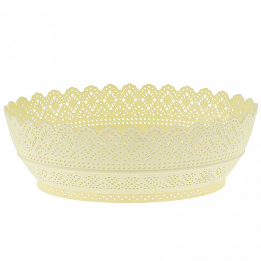 Жасмин Корзина-сухарница пластмассовая 28х20х9см, полипропилен, т.м. NECO (Россия)