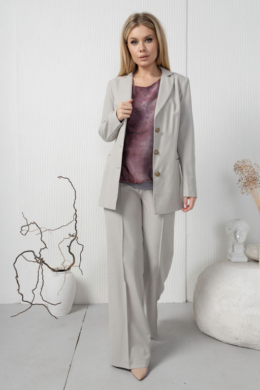 Жакет AMORI 2176 светло-серый