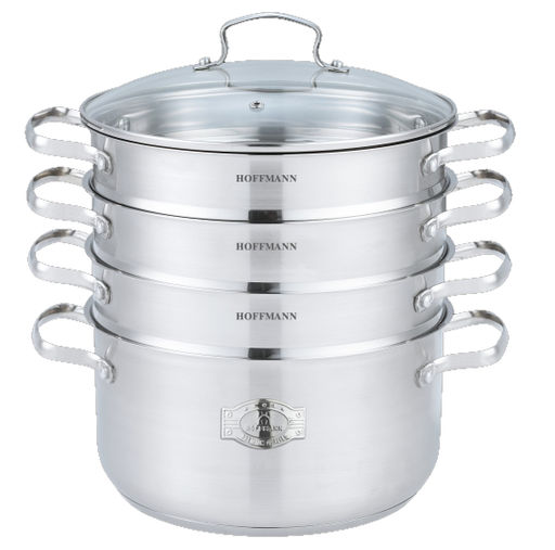 Пароварка с крышкой и сеткой 5,9л HM 51241