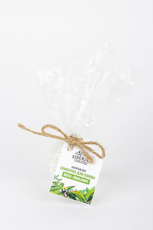 Бомбочка для ванны Мята-эвкалипт - Siberina фото 3