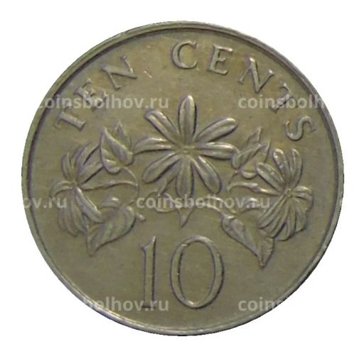 10 центов 1989 года Сингапур