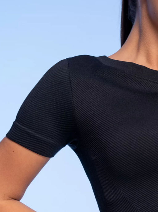 PELICAN, футболка спортивная женcкая, Черный фото 6