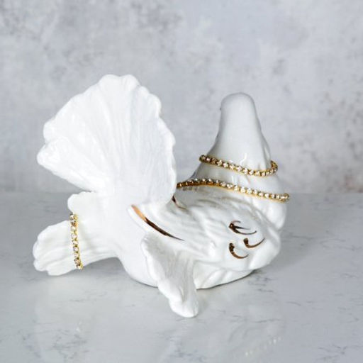 Статуэтка Голубь белая 11х17х14 см / B3022-4 /уп 18/ - Галеонтрейд фото 2