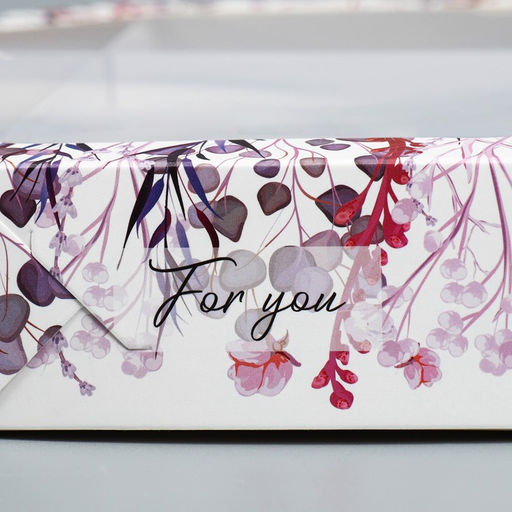 Цена за 5 шт. Коробка кондитерская, упаковка, For you, 27?27?5 см