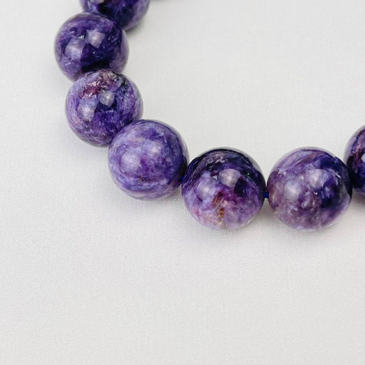 Браслет из Чароита 18,5 см - Радуга самоцветов фото 2