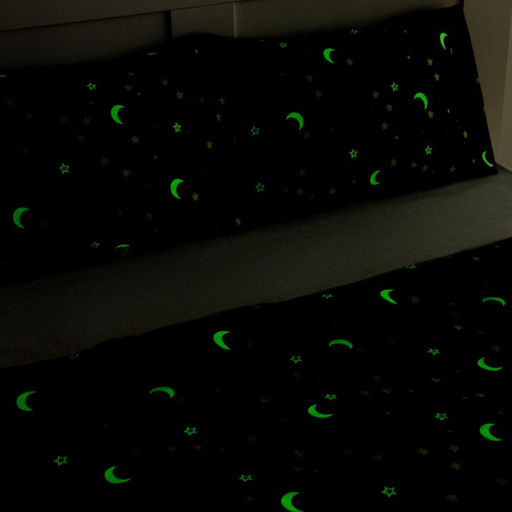 Комплект: пододеяльник и 2 наволочки Звездное небо 175х215 см, 50х70 см - 2 шт, 100% хлопок - Этель фото 2