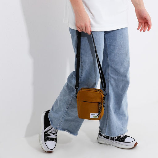 Сумка молодёжная на молнии, наружный карман, цвет жёлтый - Simaland фото 7