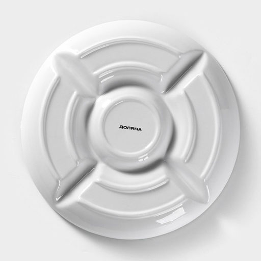 Менажница 5 ячеек Доляна Роза, d=26 см  фото 5