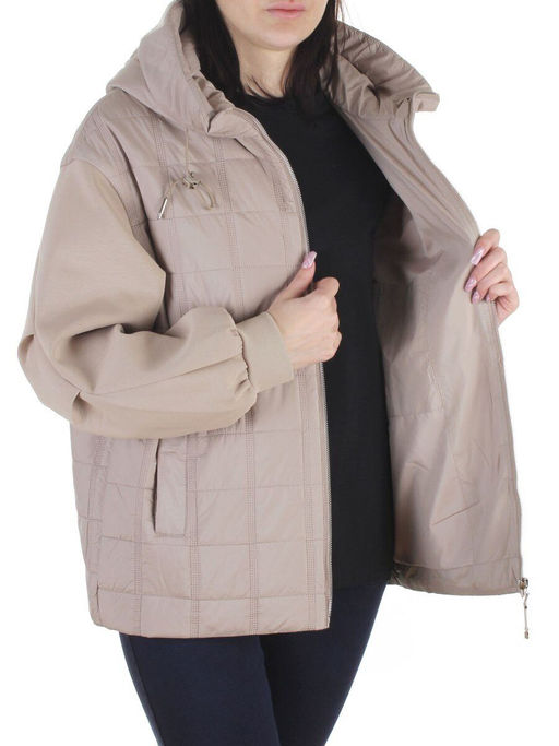 18509 BEIGE Куртка демисезонная женская