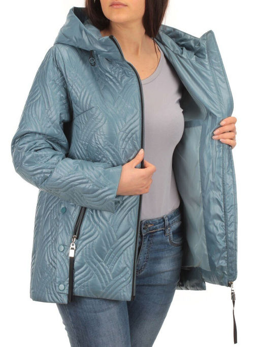 M8287 MENTHOL Куртка демисезонная женская (100 гр. синтепон) Maria - Фабричный китай фото 6