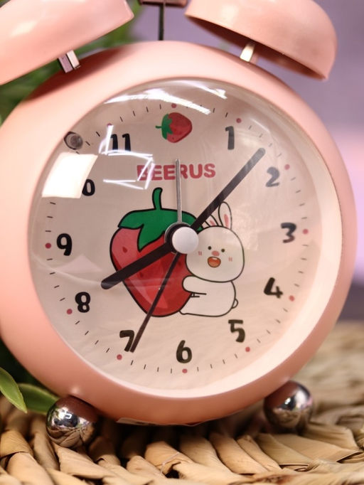 Часы-будильник Fruity Friends, pink (13,5х10 см)