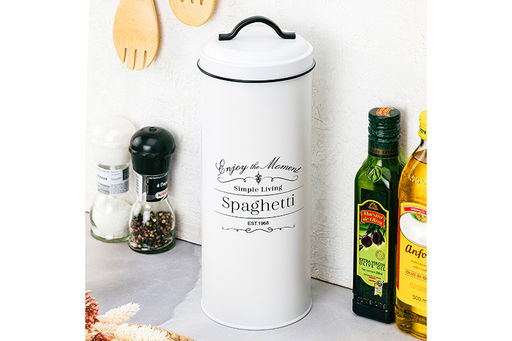 Банка для спагетти 2,6 л 11,5*11,5*31,5 см с крышкой