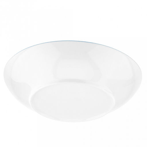 "Утренняя лазурь" Тарелка глубокая фарфоровая д203мм, h43мм, 700мл, отводка, белый (Китай)