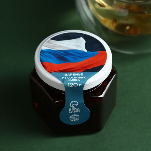 Набор 23: чай травяной 25 г., варенье с сосновыми шишками 120 г. - Фабрика счастья фото 2