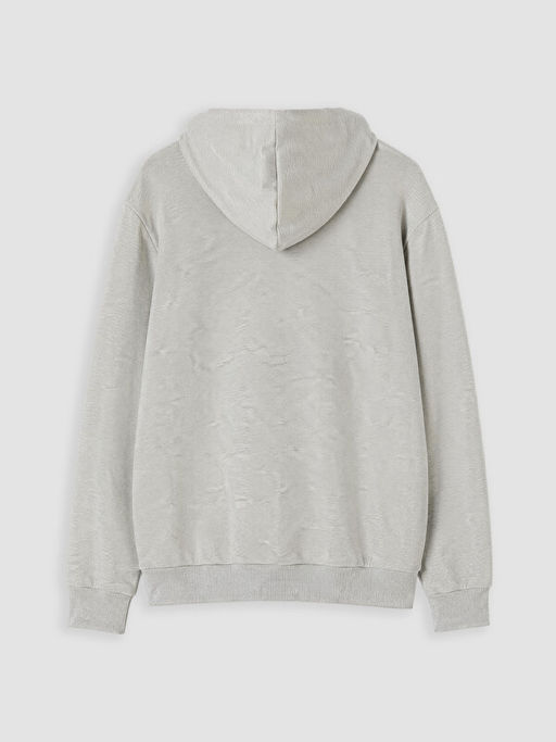 Kap??onlu K?z ?ocuk Fermuarl? Sweatshirt