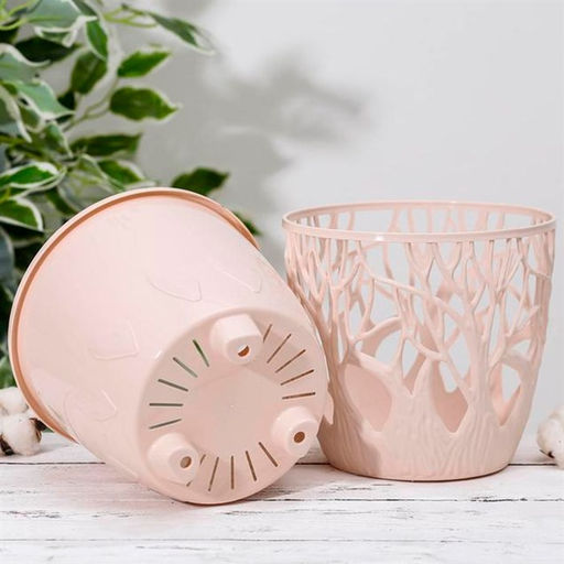 Кашпо 3,0/3,5 л Форест, арт. КШ-0973, 0974, 0975, 0976, 0977, 0978,0979,0980, 0981, 0982, 0983.... - Полимербыт фото 2