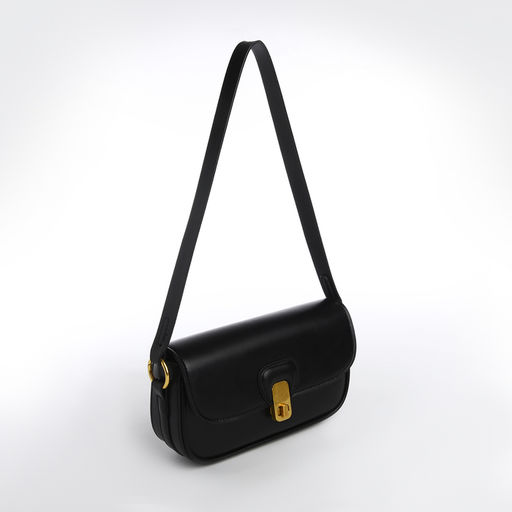 Сумка женская TEXTURA, маленький размер, цвет черный  фото 4