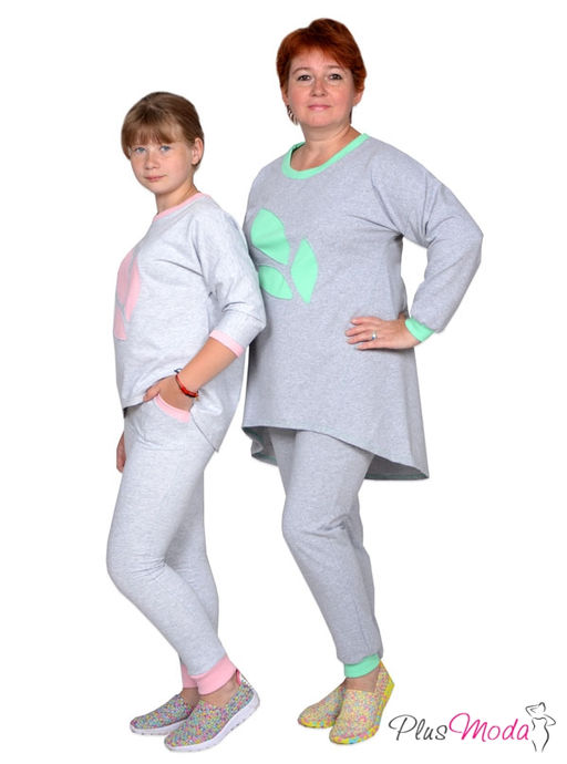 Костюм спортивный Модель №134 размеры 50-72 - Plusmoda фото 3