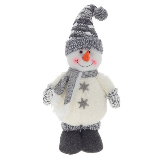 Игрушка набивная "Снеговик", L23 W11 H40 см, 2в.