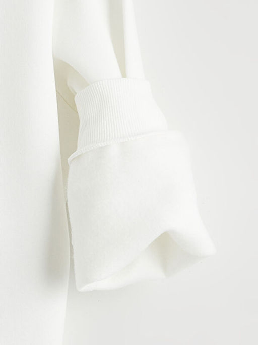 Wednesday Bask?l? K?z ?ocuk Kal?n Sweatshirt