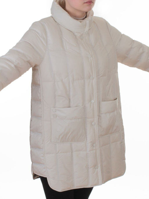 8811 MILK Куртка пуховая облегченная женская (утиный пух) - Fashion фото 2
