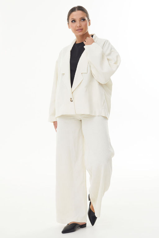 Жакет AURA 1073-164 молочный  фото 3