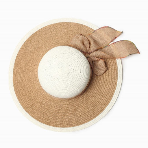 Шляпа женская MINAKU, цв. светло-коричневый, р-р 58  фото 5