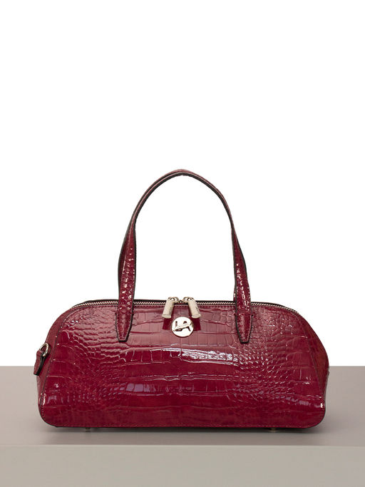 LACCOMA сумка J2040-бордовый эко кожа хлопок  фото 3