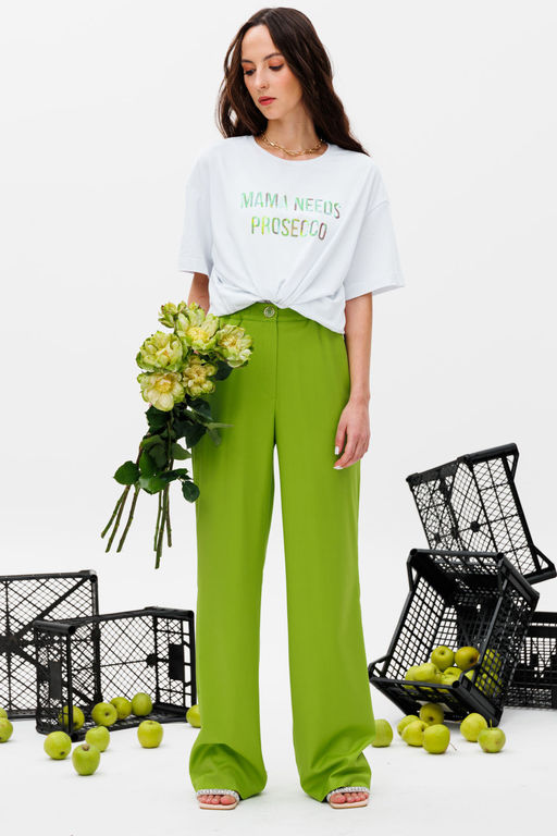 Футболка KOKOdea М21.24 белый+зеленый  фото 7