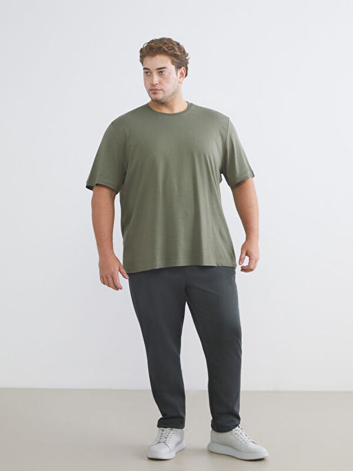 B?y?k Beden Basic Penye Erkek Ti??rt