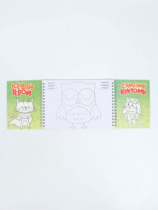 Подарочный набор, двойной блокнот с заданиями, ручка Отважный защитник - Artfox фото 4