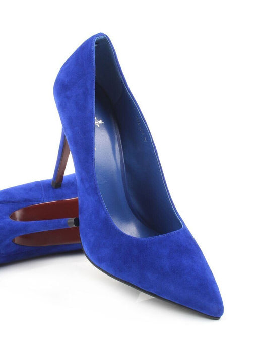 06-A88A-631M BLUE Туфли женские (натуральная замша)