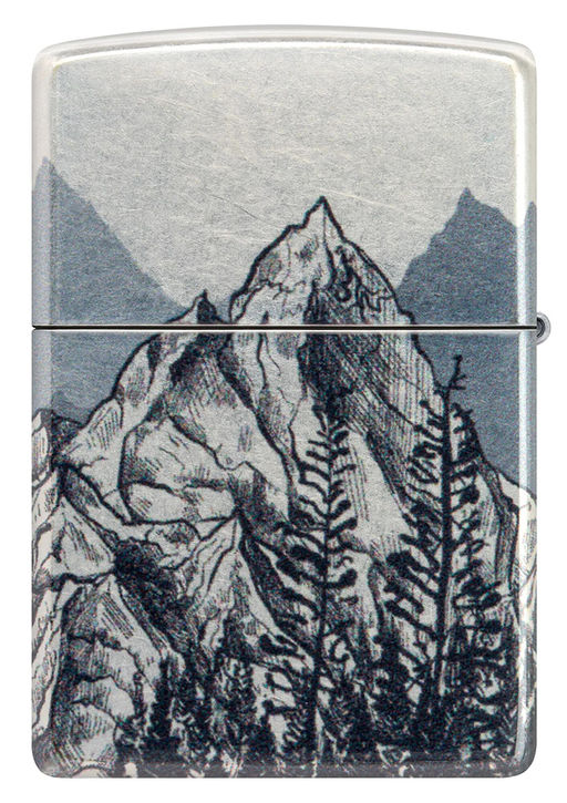 Зажигалка ZIPPO Набросок горы | Mountain Sketch 46280  фото 9