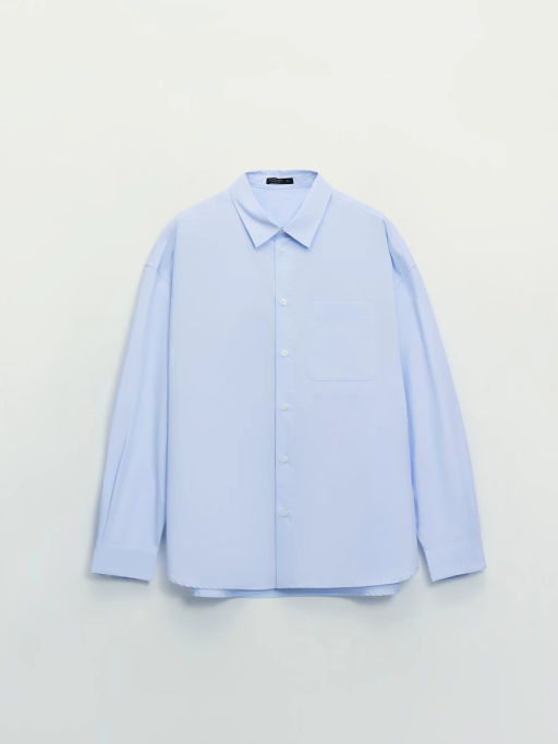 Рубашка oversize из 100% хлопка / Zarina  фото 8