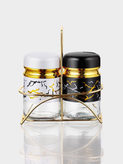 Набор для специй "S&P.Marble", 2 шт, на подставке