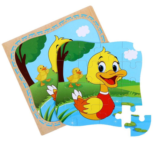 Пазл в рамке Уточка - Лесная мастерская фото 5