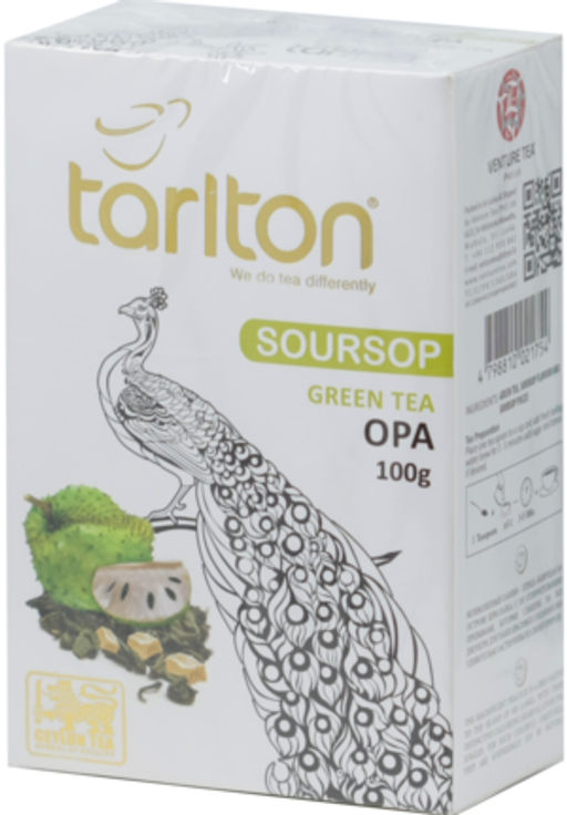 TARLTON. Soursop Green tea 100 гр. карт.пачка