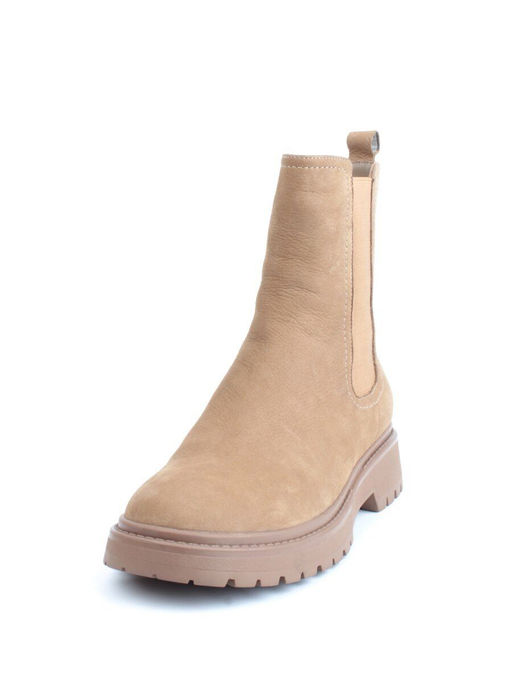 01-80158-G75-4 LT. BROWN Ботинки демисезонные женские (натуральная замша, байка) - Фабричный китай фото 7