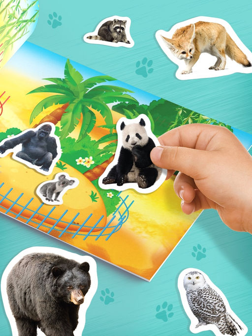 250 наклеек Зоопарк, 8 стр. - Буква-ленд фото 15
