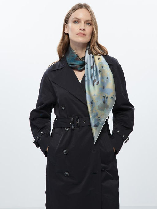 Платок жен. шелк 86х86 SS03-8232-14 - Eleganzza фото 4