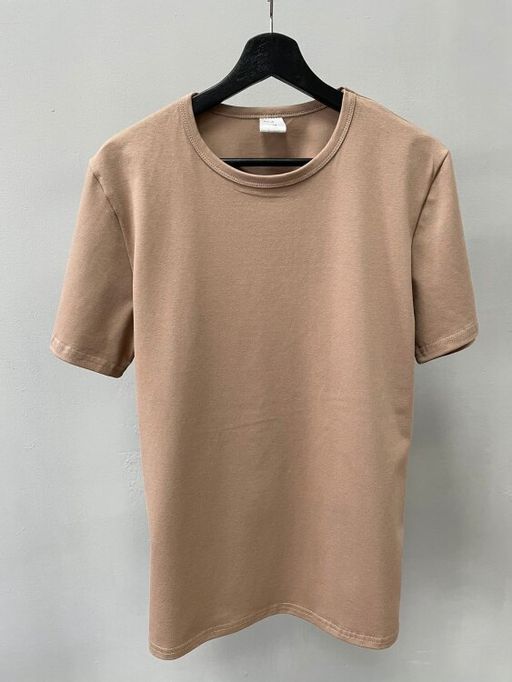 178 Футболка базовая, темный беж - Knitka wear фото 2